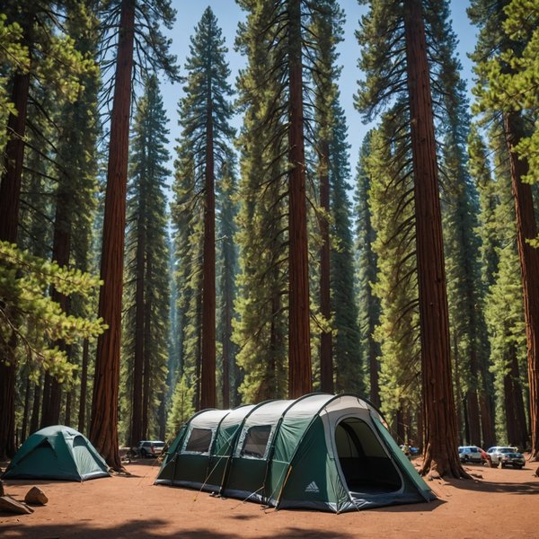 Quels sont les accessoires indispensables pour un camping en forêt de séquoias?