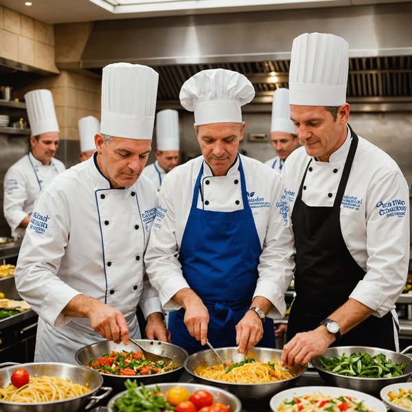 Quelles croisières offrent des cours de cuisine méditerranéenne avec des chefs renommés?