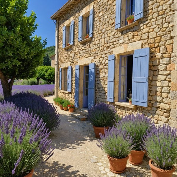 Où trouver une location de vacances en Provence avec des ateliers de fabrication de savon et des visites de champs de lavande?