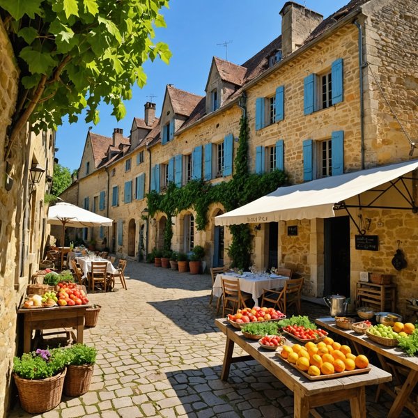 Quels conseils pour louer une maison de vacances en Dordogne avec des cours de cuisine périgourdine et des visites de marchés locaux?